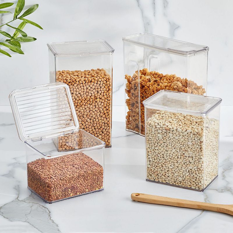 Nate Home by Nate Berkus Airtight Canister Containers， Set of 4