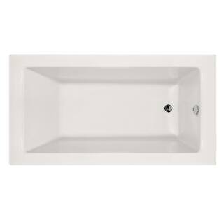 Hydro Systems Shannon 60 in. Acrylic Right Hand Drain Rectangular Alcove Air Bath Bathtub in White CSYD6030RTAW