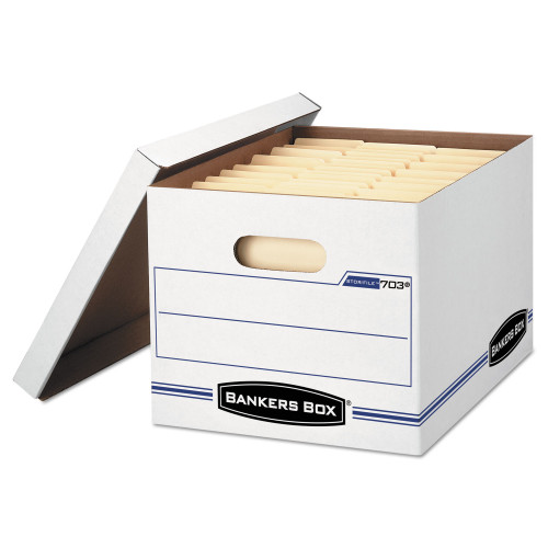 Bankers Box STOR/FILE Storage Box， Letter/Legal Files， 12.5