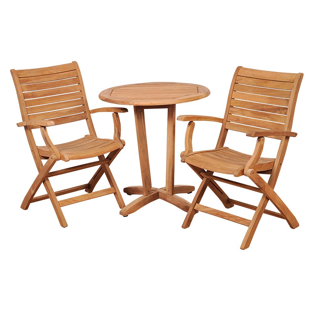 Amazonia Teak 3-pc. Patio Bistro Set