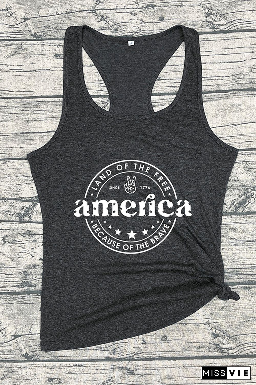 America Land Of The Free Because Of The Brave Tank Top