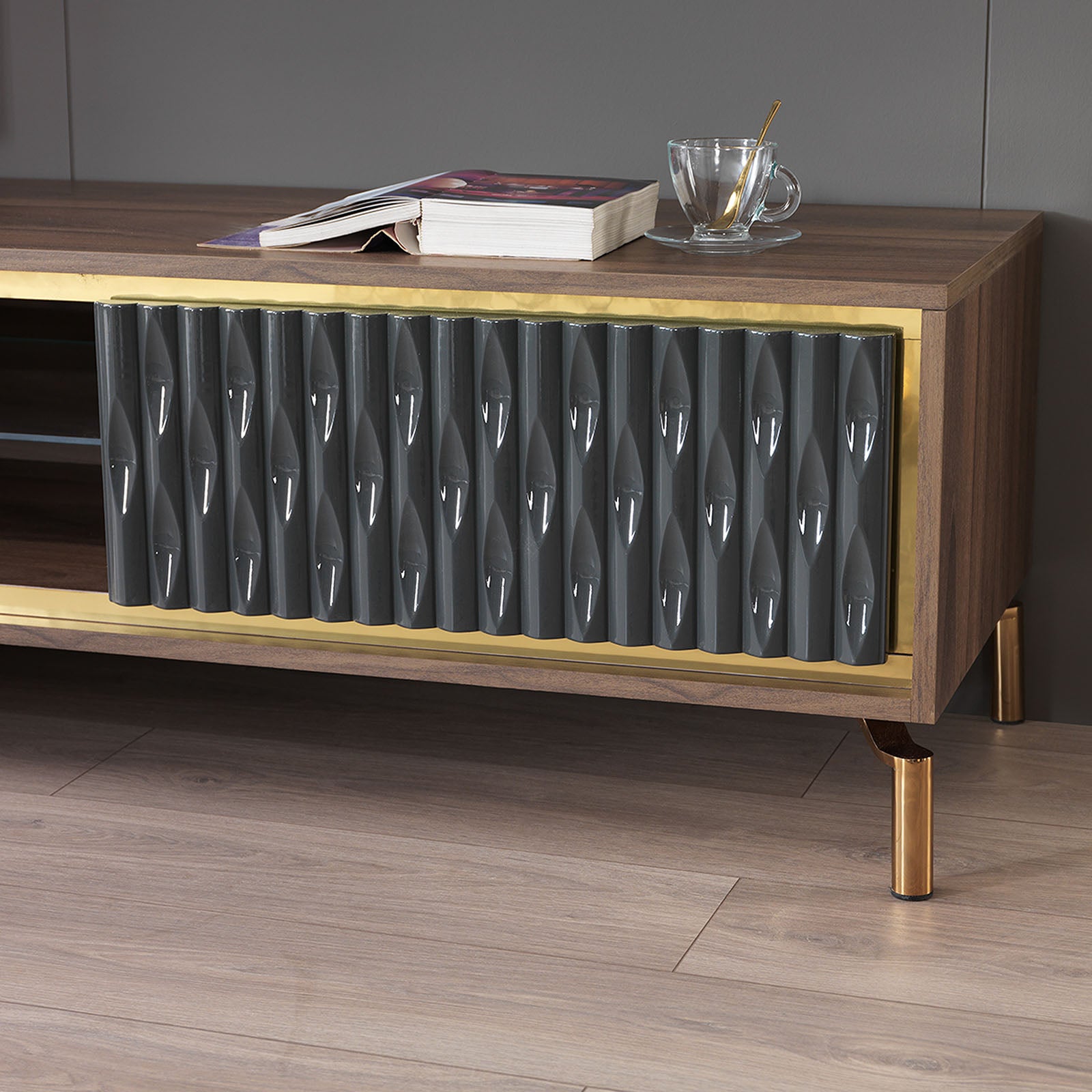 Gold Tv Unit   Gold0052