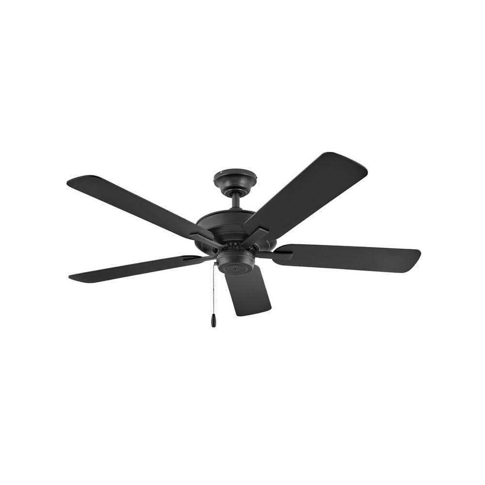 HINKLEY Hinkley Metro 52  3Speed Indoor Dual Mount Ceiling Fan Matte Black