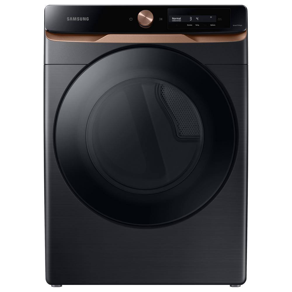  7.5 cu. ft. AI Smart Dial Electric Dryer in Brushed Black with Super Speed Dry and MultiControl DVE46BG6500V