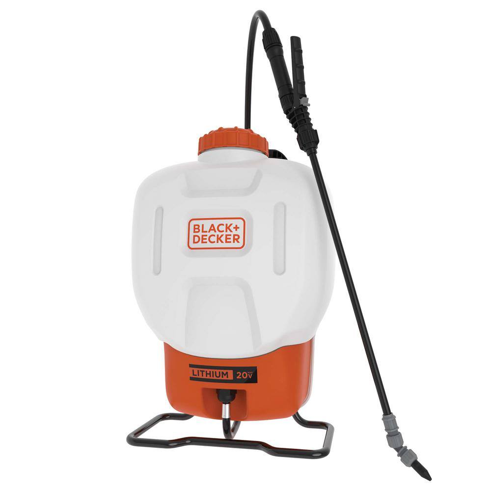 BLACK+DECKER 4 Gal. Black and Decker Battery Powered Backpack Sprayer 190657