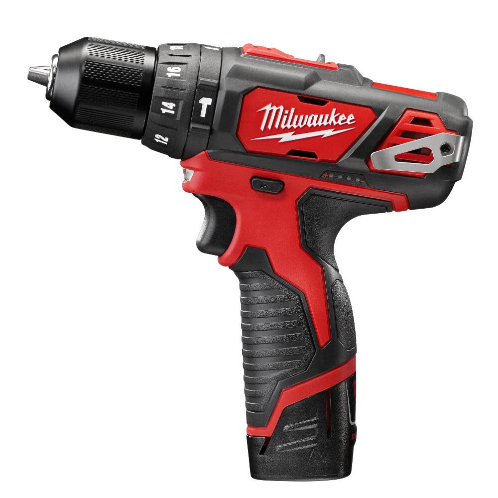 Milwaukee M12 3/8 in. Hammer Drill/Driver Kit 2408-22 from Milwaukee