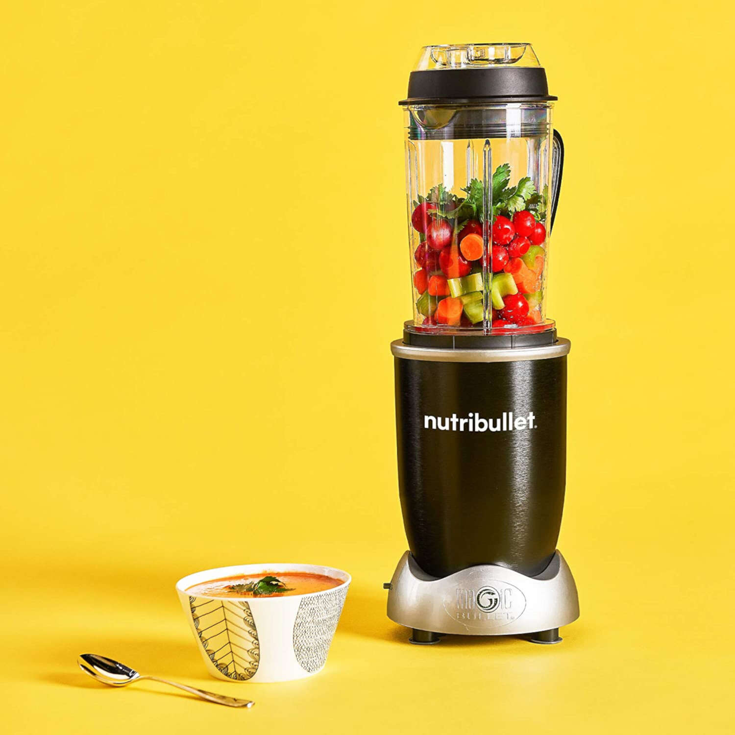 NutriBullet Black/Clear Plastic Blender 45 oz 1 speed