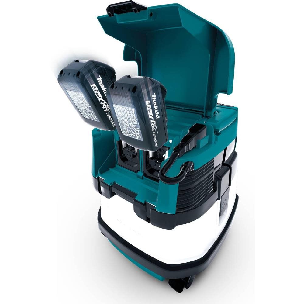 Makita 18V X2 LXT 36V /Corded 2.1 Gallon HEPA Dry Dust Extractor/Vacuum Kit XCV04PT from Makita