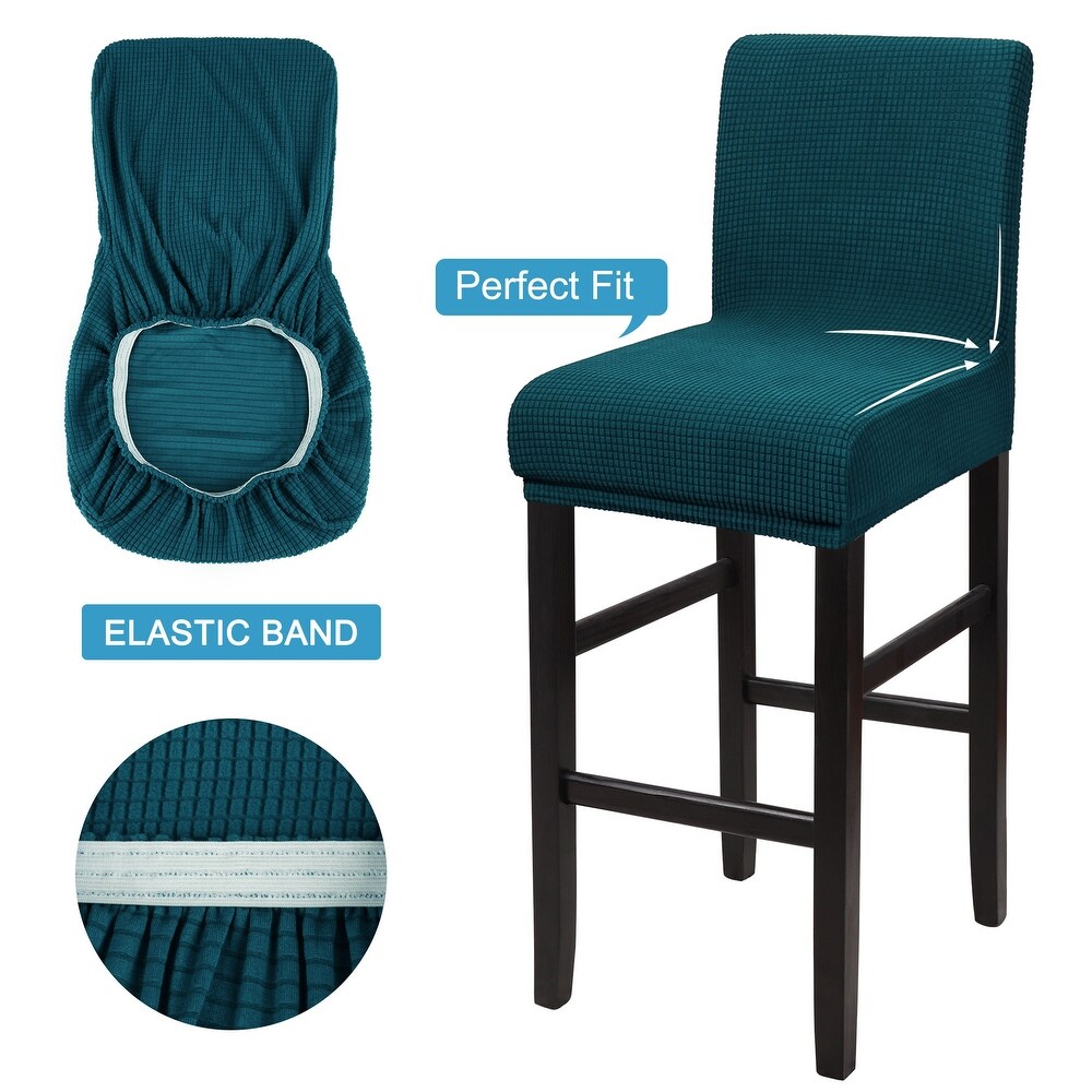 Stretch Bar Stool Covers for Counter Height Side Chair Covers