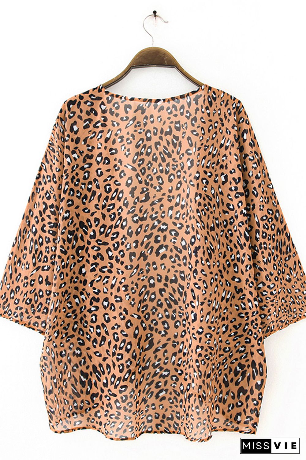 Casual Chiffon Print Sunscreen Blouse Cover up