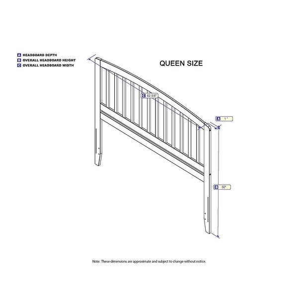 Richmond Mission Classic Headboard - - 12512034