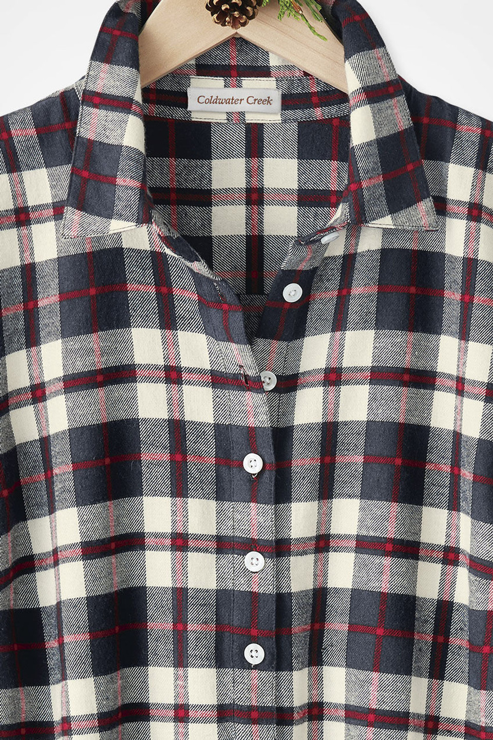 Joyful Celebration Plaid Tunic - Coldwater Creek