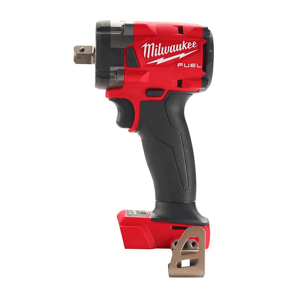 Milwaukee M18 FUEL 1/2 Compact Impact Wrench with Pin Detent 2855P-20 from Milwaukee