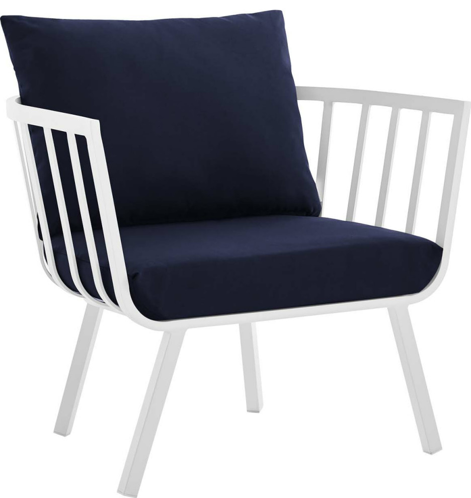 Pottawatomie Armchair   Contemporary   Outdoor Lounge Chairs   by HedgeApple  Houzz