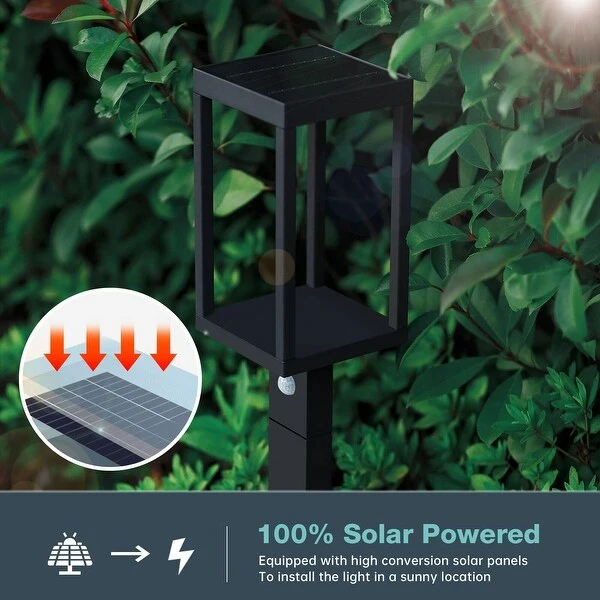 Inowel Solar Outdoor Light Pathway Dusk to Dawn Garden Lighting