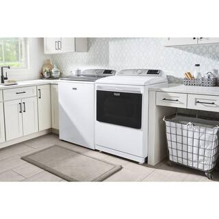 Maytag 5.3 cu. ft. Smart Capable White Top Load Washing Machine with Extra Power Button ENERGY STAR MVW7232HW