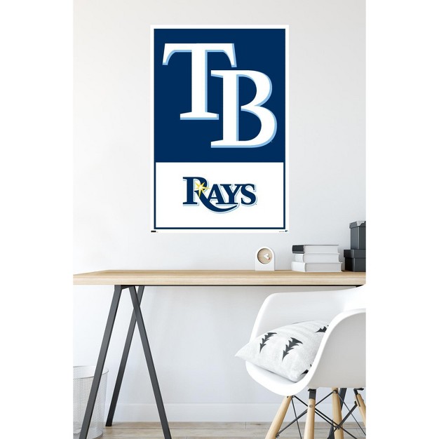 Trends International Mlb Tampa Bay Rays Logo 22 Unframed Wall Poster Prints