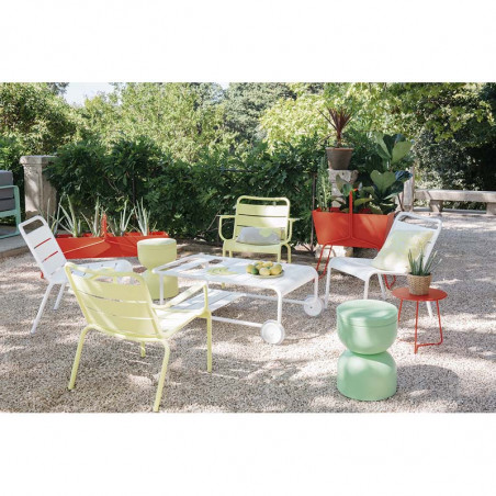 Chaise lounge FERMOB Luxembourg - Salon de jardin en aluminium