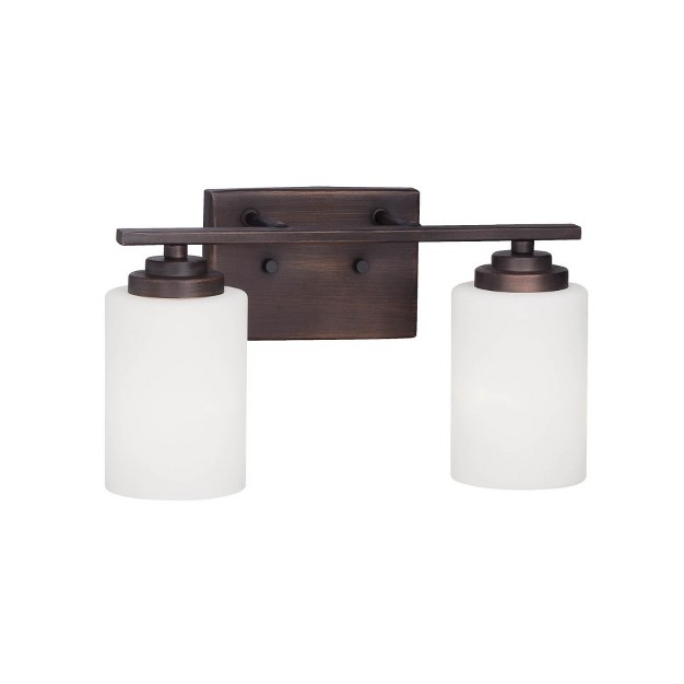 Millennium Lighting Durham 2 Light Vanity Rubbed Bronze