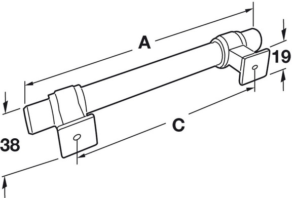 Hafele Handle  Zinc oy   Acrylic