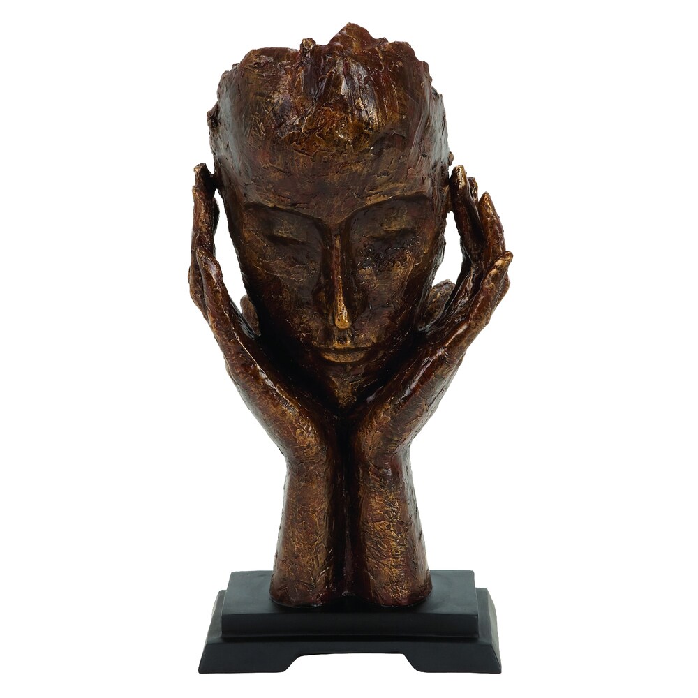 The Thinker Contemporary 16 inch Table Sculpture Decor