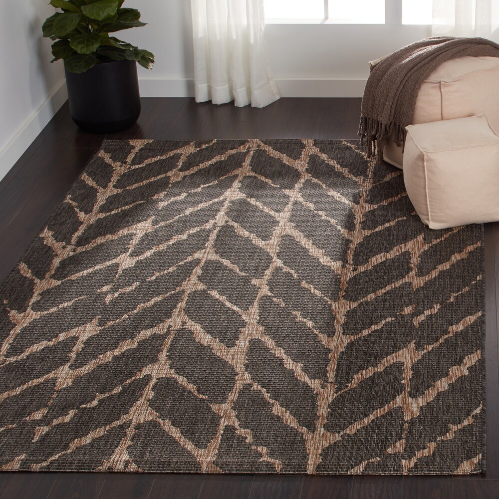 The Curated Nomad Claremont Chevron Pattern Indoor/ Outdoor Area Rug