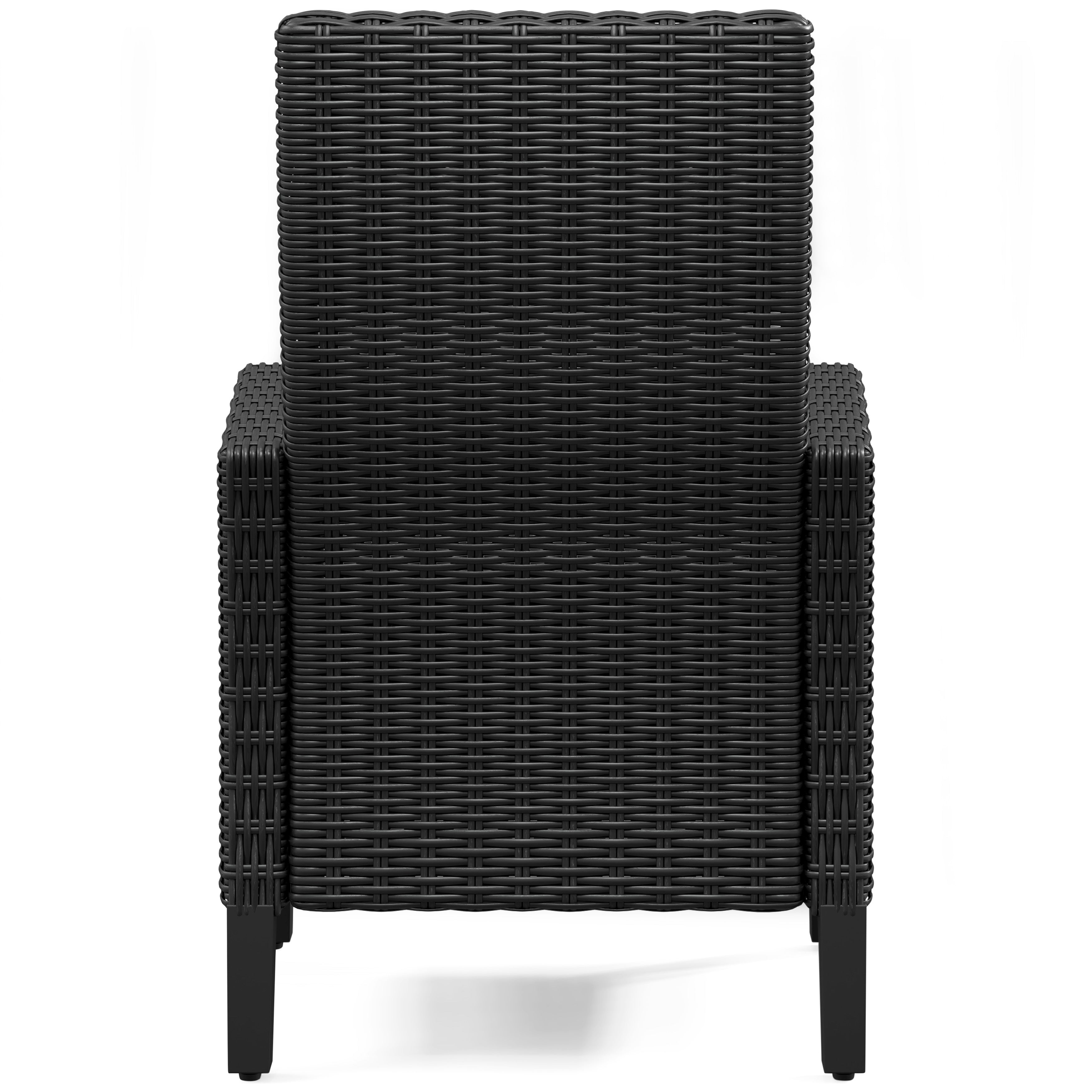 Fire Island Black Outdoor Woven Armchair - NEW