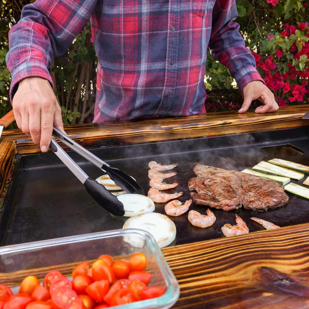 Backyard Hibachi Flattop Propane Gas Grill