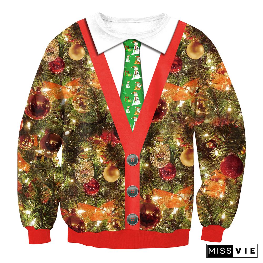 Christmas Pullover Long Sleeve Sweatshirts