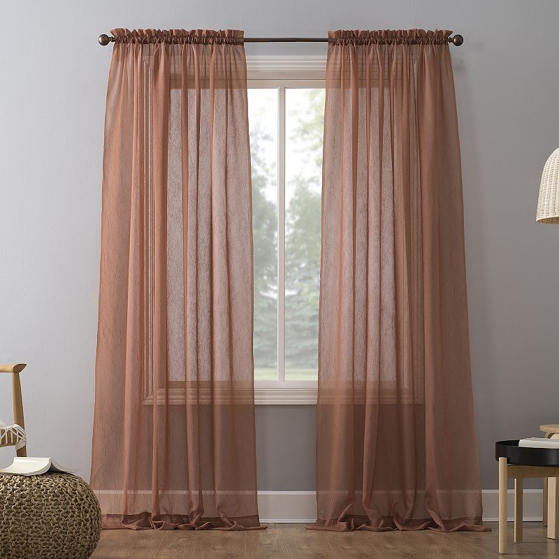 No. 918 Erica Crushed Sheer Voile Window Curtain