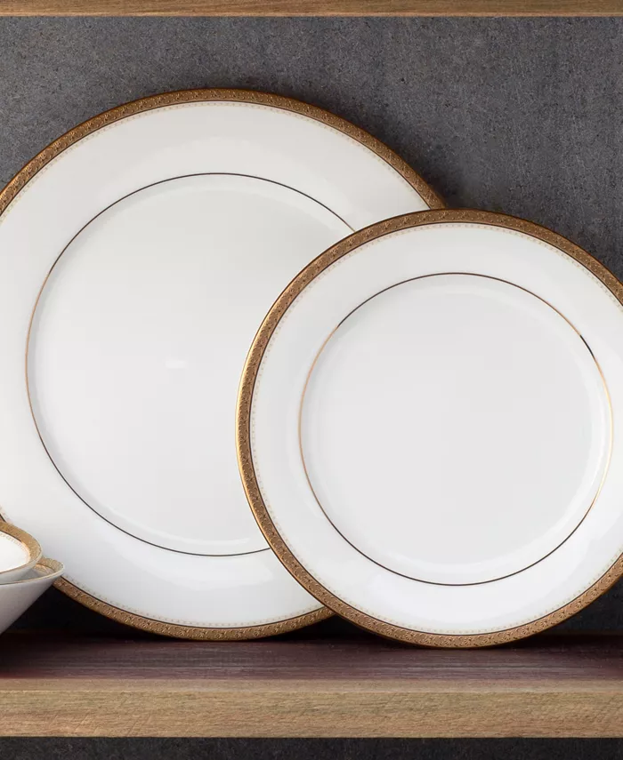 Noritake  Charlotta Gold 5 Piece Place Setting