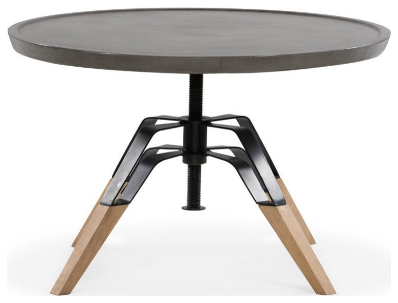 Zelena Modern Concrete and Oak Coffee Table   Modern   Coffee Tables   by V.S.D Furniture  Houzz