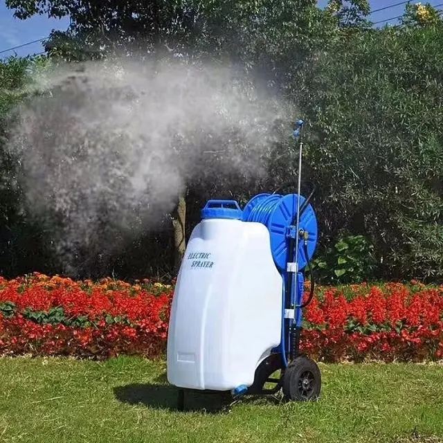 Portable Trolley Type 45L Electric Sprayer Power Sprayer with Wheels