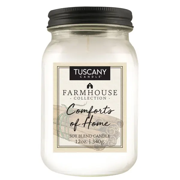 Tuscany Candle 12oz Comforts of Home Farmhouse Candle