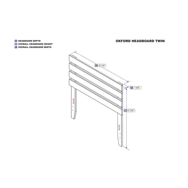 Oxford Headboard with USB turbo charger - - 30986746