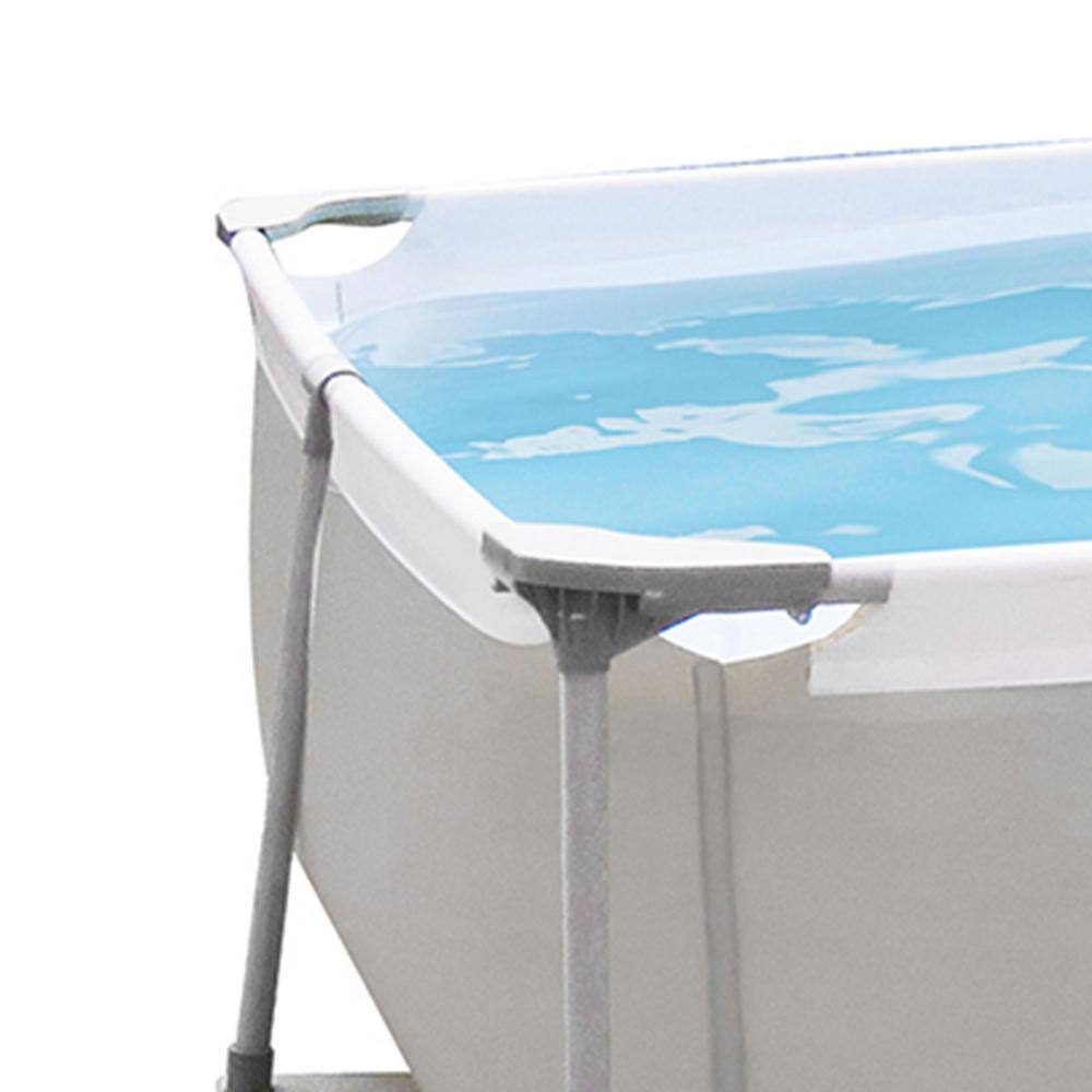 JLeisure 10 ft. x 6.5 ft. Above Ground Frame Pool  Clean Plus Filter Cartridge Pump JL-29P417US + JL-17773