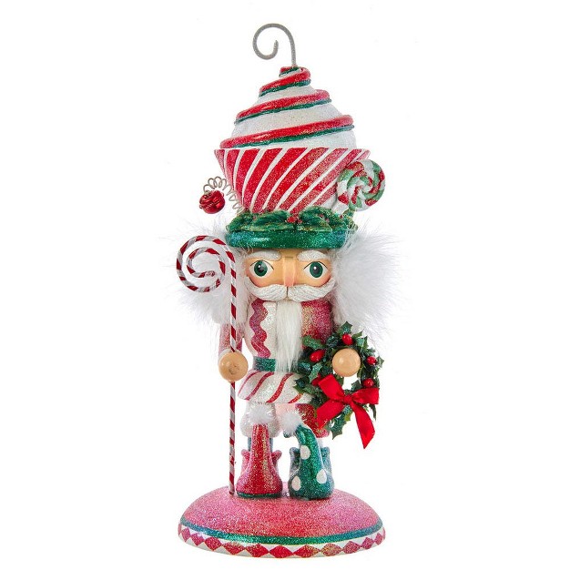 Kurt Adler 12 inch Hollywood Cupcake Swirl Hat Nutcracker