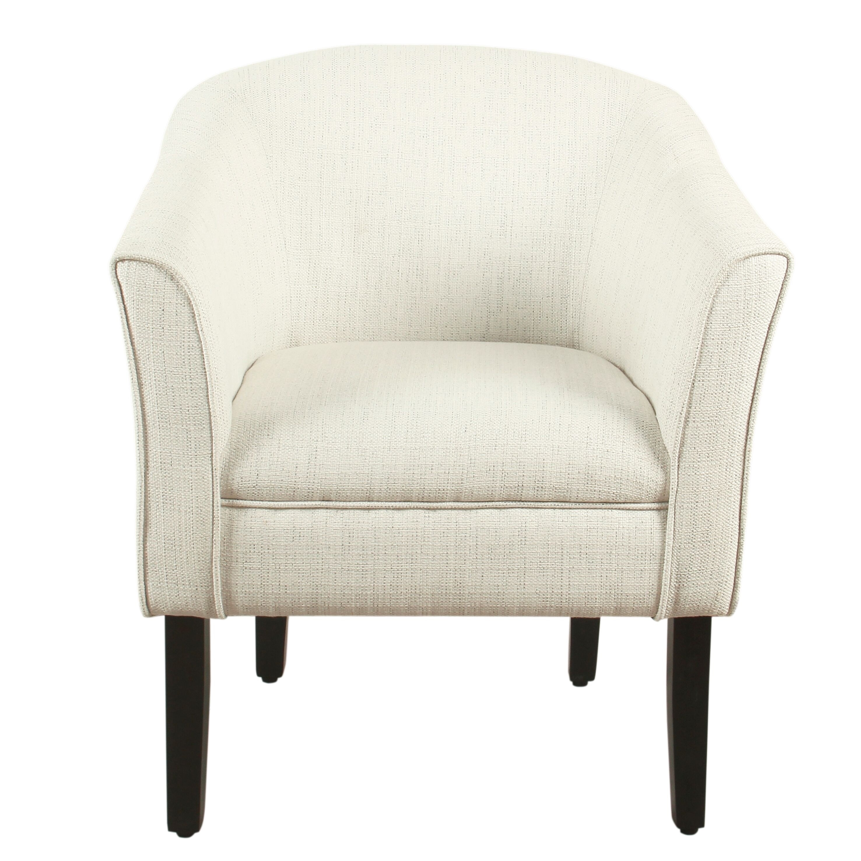 Porch and Den Kingswell Natural Textured Barrel Accent Chair