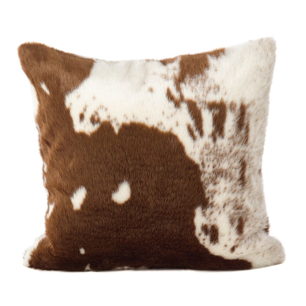 Urban Faux Cowhide Floor Pillow