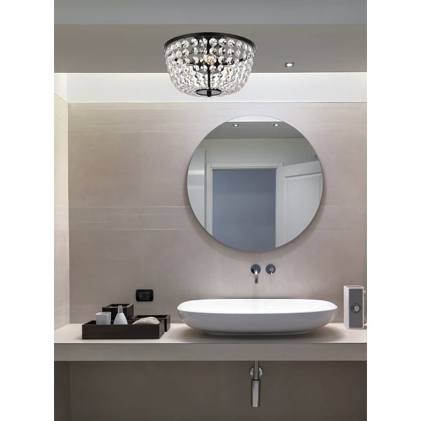 Elegant Lighting 1109F13 Cora 3 Light 13 Wide Semi-Flush Bowl Ceiling