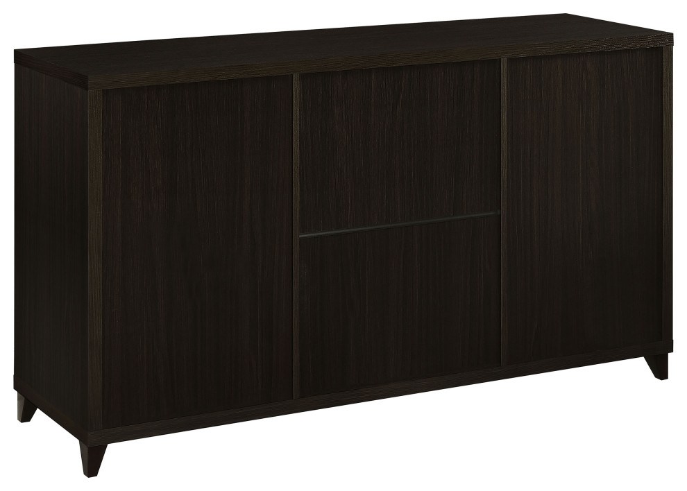 Lewes 4 piece Entertainment Center Cappuccino   Modern   Entertainment Centers And Tv Stands   by Modon  Houzz