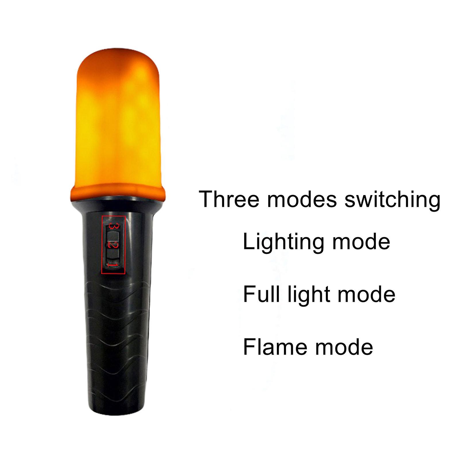 Home Decor Led Flame Flashlight Two In One Lighting Flame Lamp Concert Party Flash Stick Children's Toy Torch