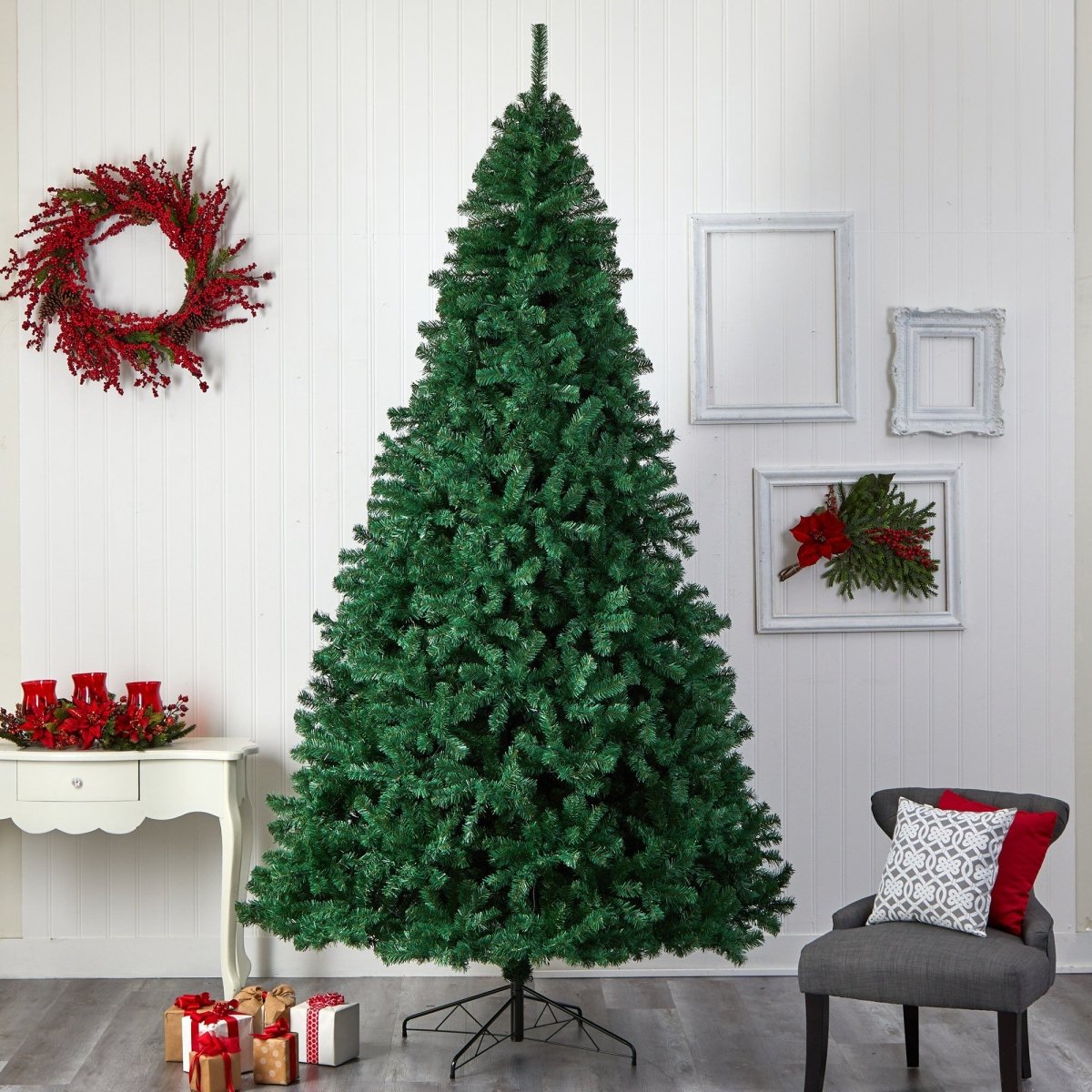 10' Artificial Christmas Tree with LED Lights – Ed's Plant Shop