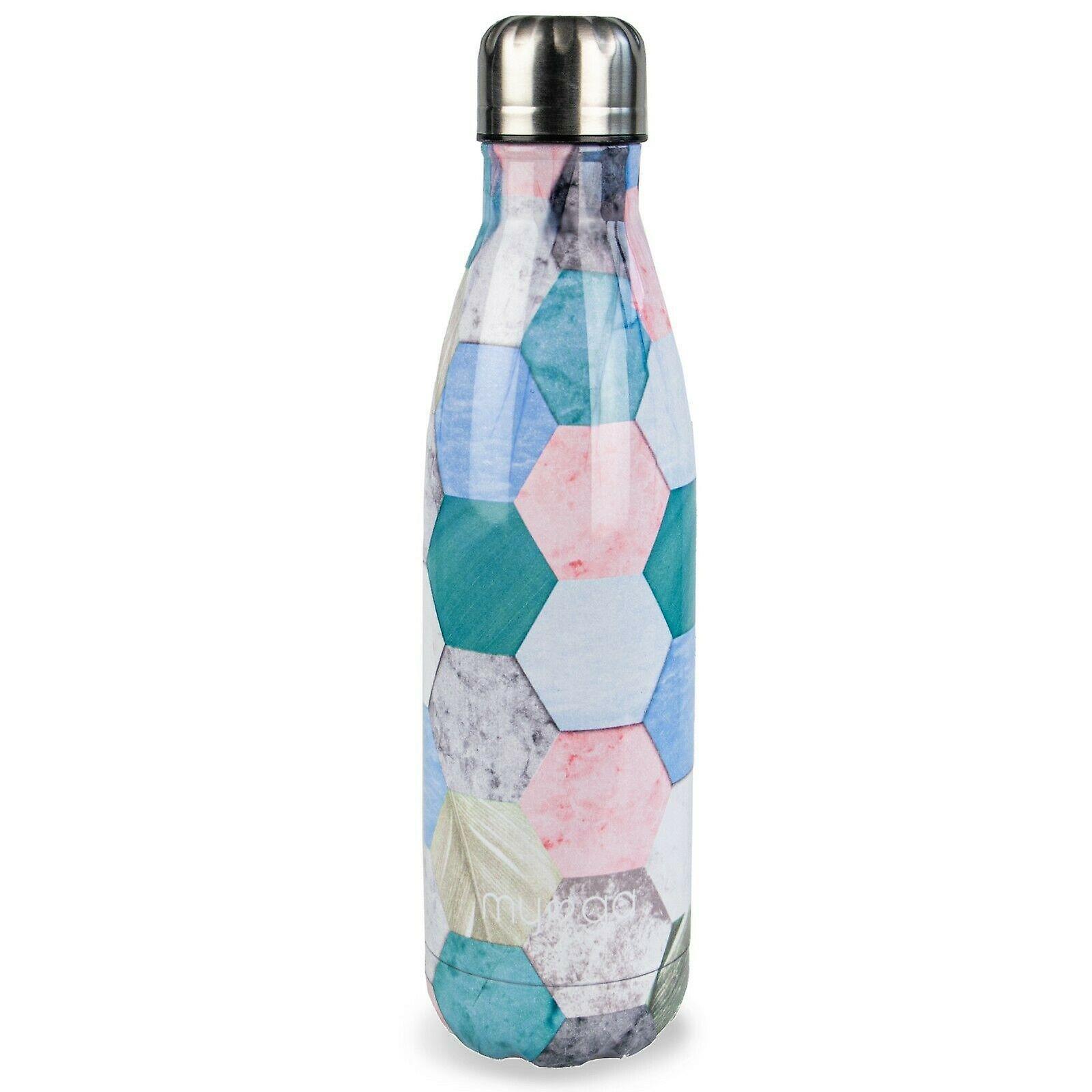 Myga Water Bottle - 500ml Stainless Steel Double-Walled Insulated Leak Proof BPA-Free Drinks Bottle - Terraza