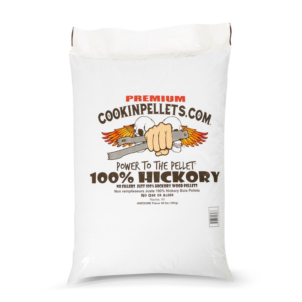 CookinPellets Premium Hickory Grill Smoker Wood Pellets  40 Lb Bag (4 Pack)