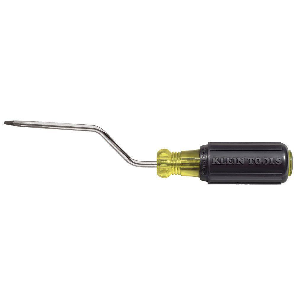 Klein Tools 316 in. Cabinet-Tip Rapi-Drive Flat Head Screwdriver with 4 in. Shank 670-3