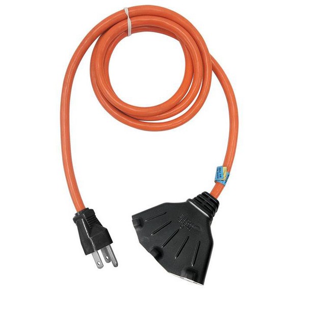 Projex Indoor 10 Ft L Orange Extension Cord 12 3