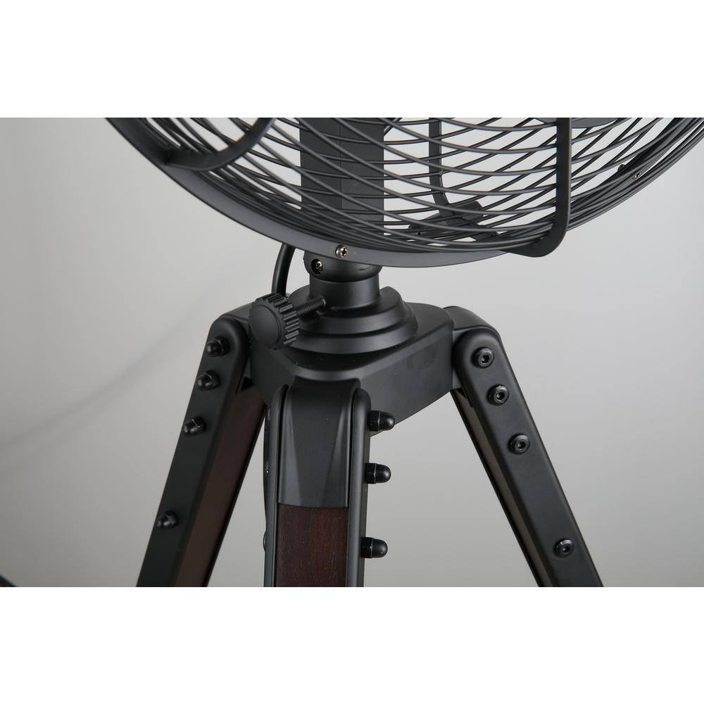 Star Tripod Adjustable-Height 16 in. Oscillating Pedestal Fan startr16bl