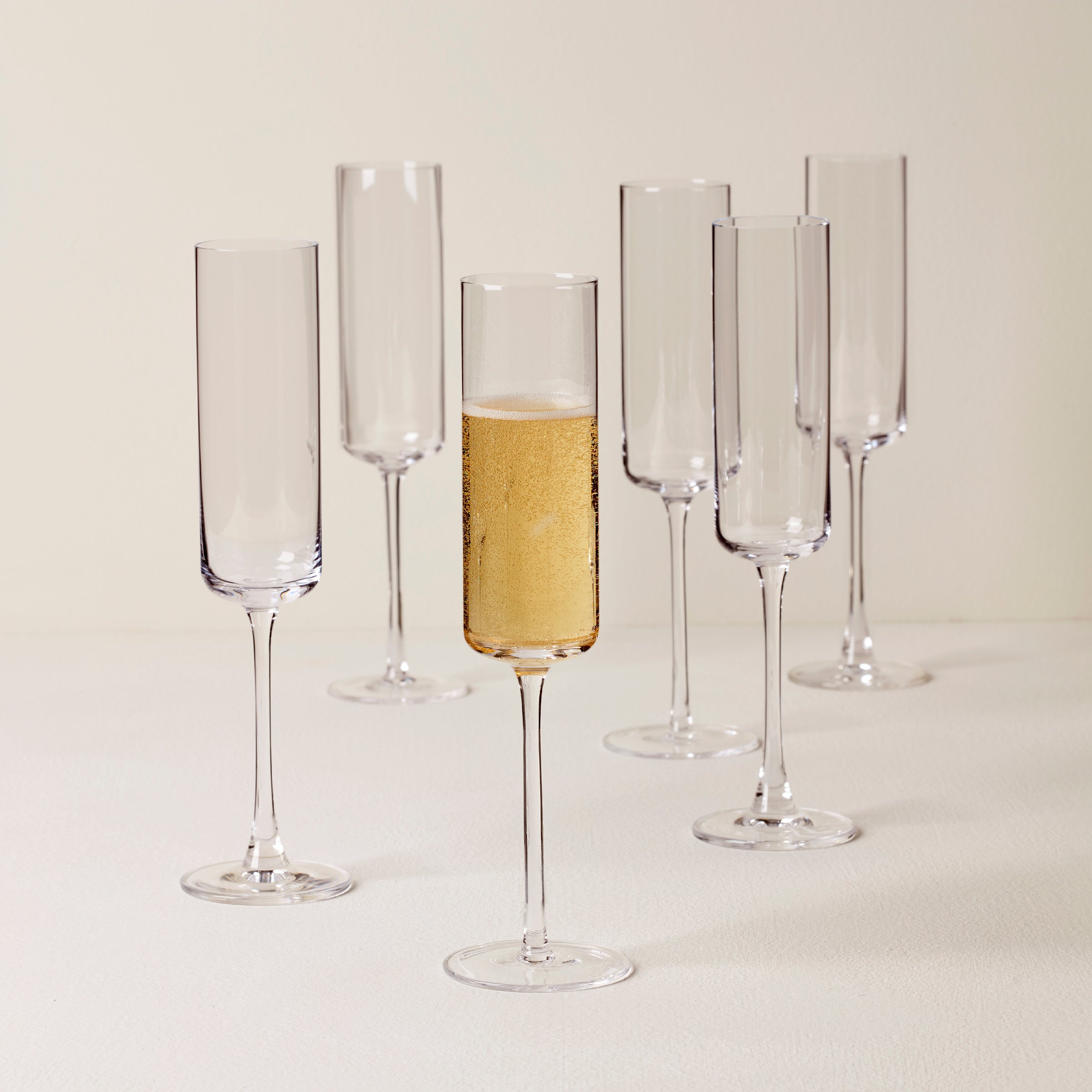 Tuscany Classics Straight Flutes, Set of 6