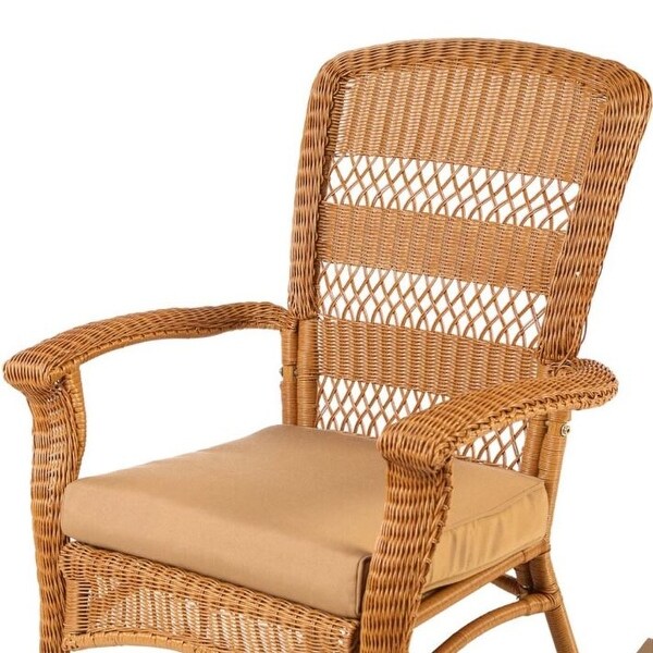 Portside Southwest Amber Rocking Chair with Cushion